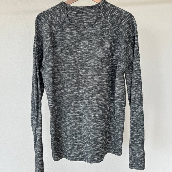 Lucky Brand Henley Grey Cotton Lined Shirt Medium - Picture 6 of 6